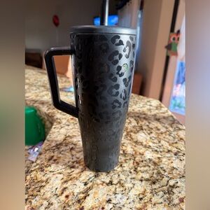 Brumate 40oz Era Leopard Print Black Tumbler